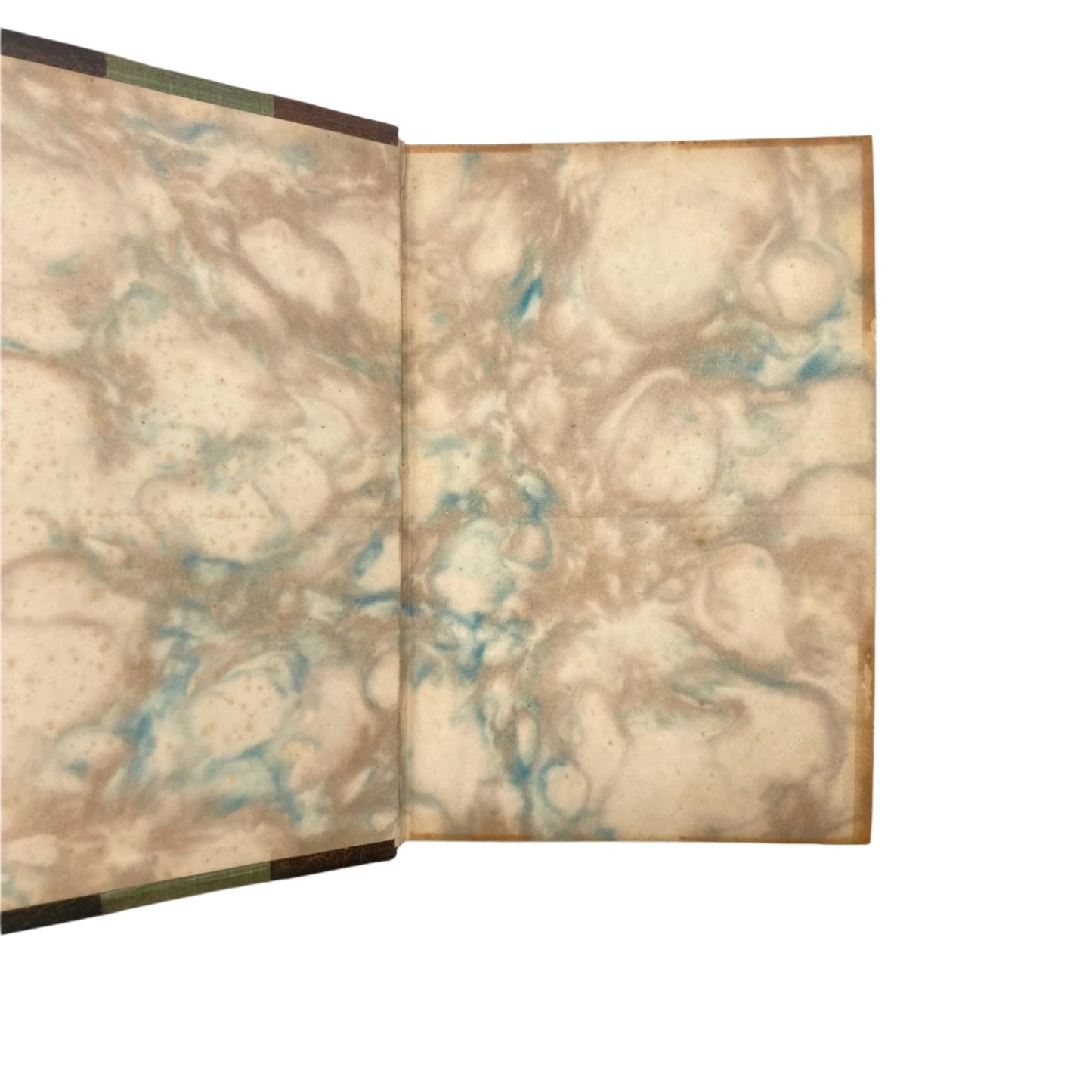 1907 "Delicia" Brown Half Leather Book