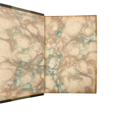 1907 "Delicia" Brown Half Leather Book