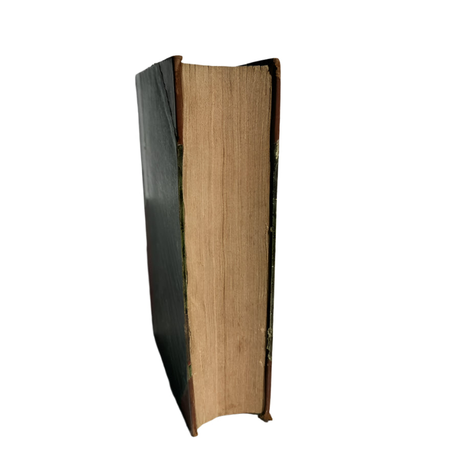 1846 "Brown’s Dictionary of The Holy Bible" Brown Half Leather Book