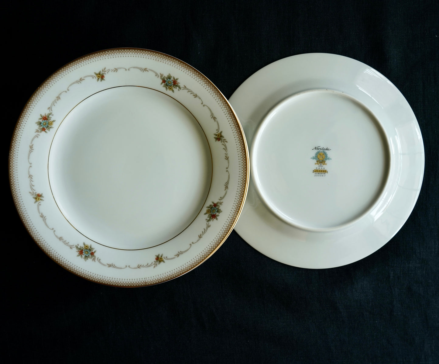 Mid-Century Noritake ‘Joanne’ Bone China Side Plates (Set of 5)