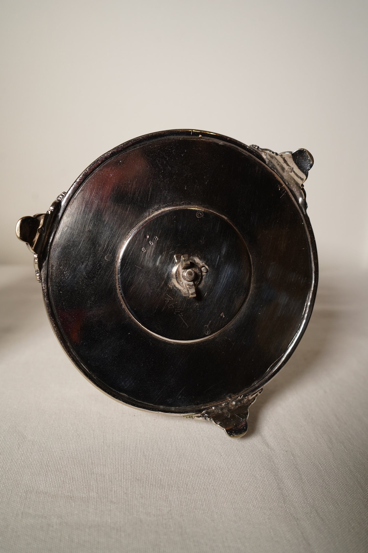 Antique Victorian Silver Plated Cruet Set with Four Cut Glass Bottles, English, c. 1880–1910