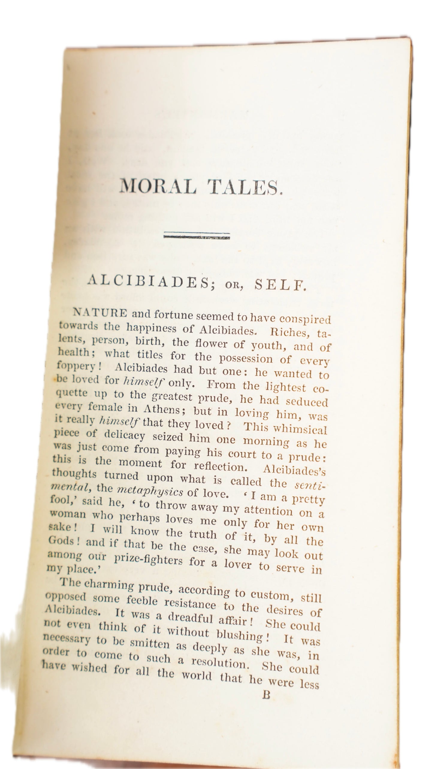Antique Marmontel Moral Tales 1821 Full Calf Binding