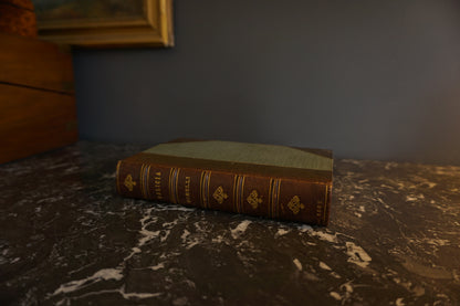 1907 "Delicia" Brown Half Leather Book