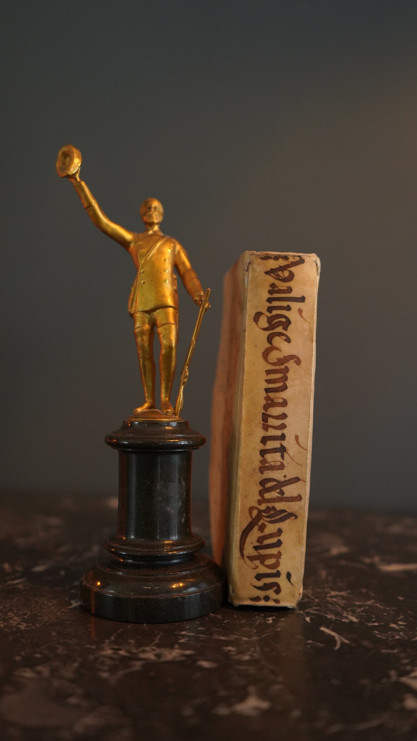 Miniature 1675 "La Valge Smarrita di antonio Lupis" Italian Vellum Book