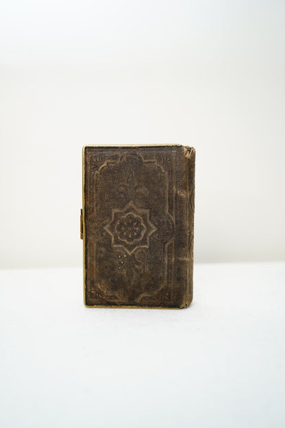 Miniature French Catholic Prayer Book Recueil de Prières Miniature with Clasp and Gilt Edges