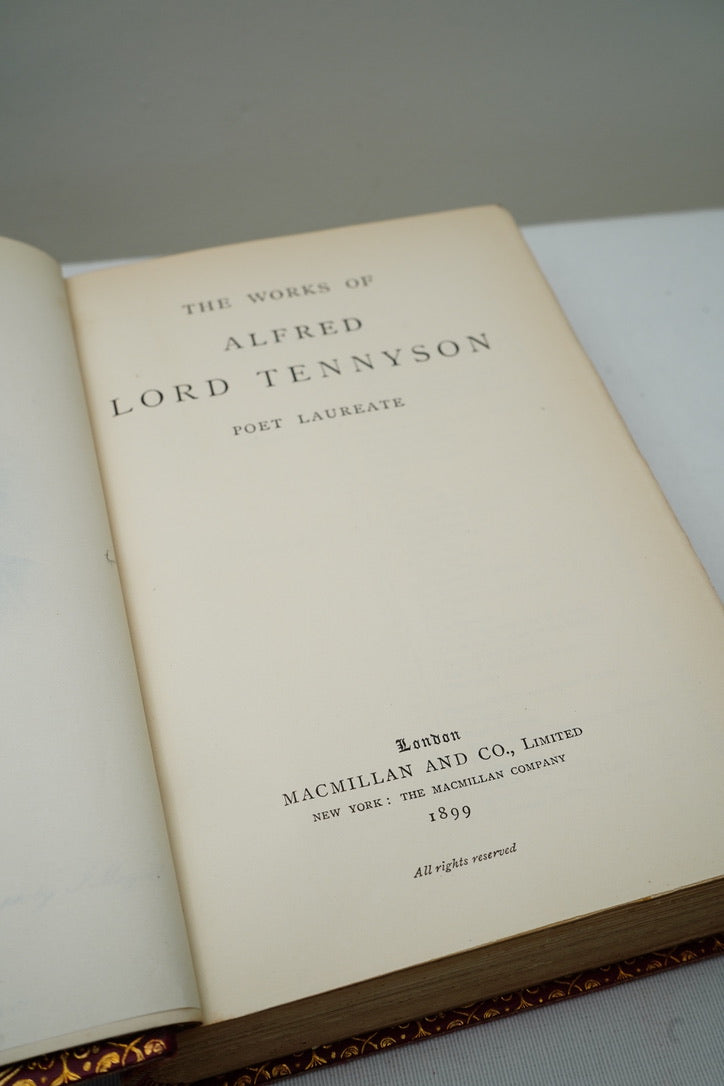 1899 The Works of Alfred Lord Tennyson