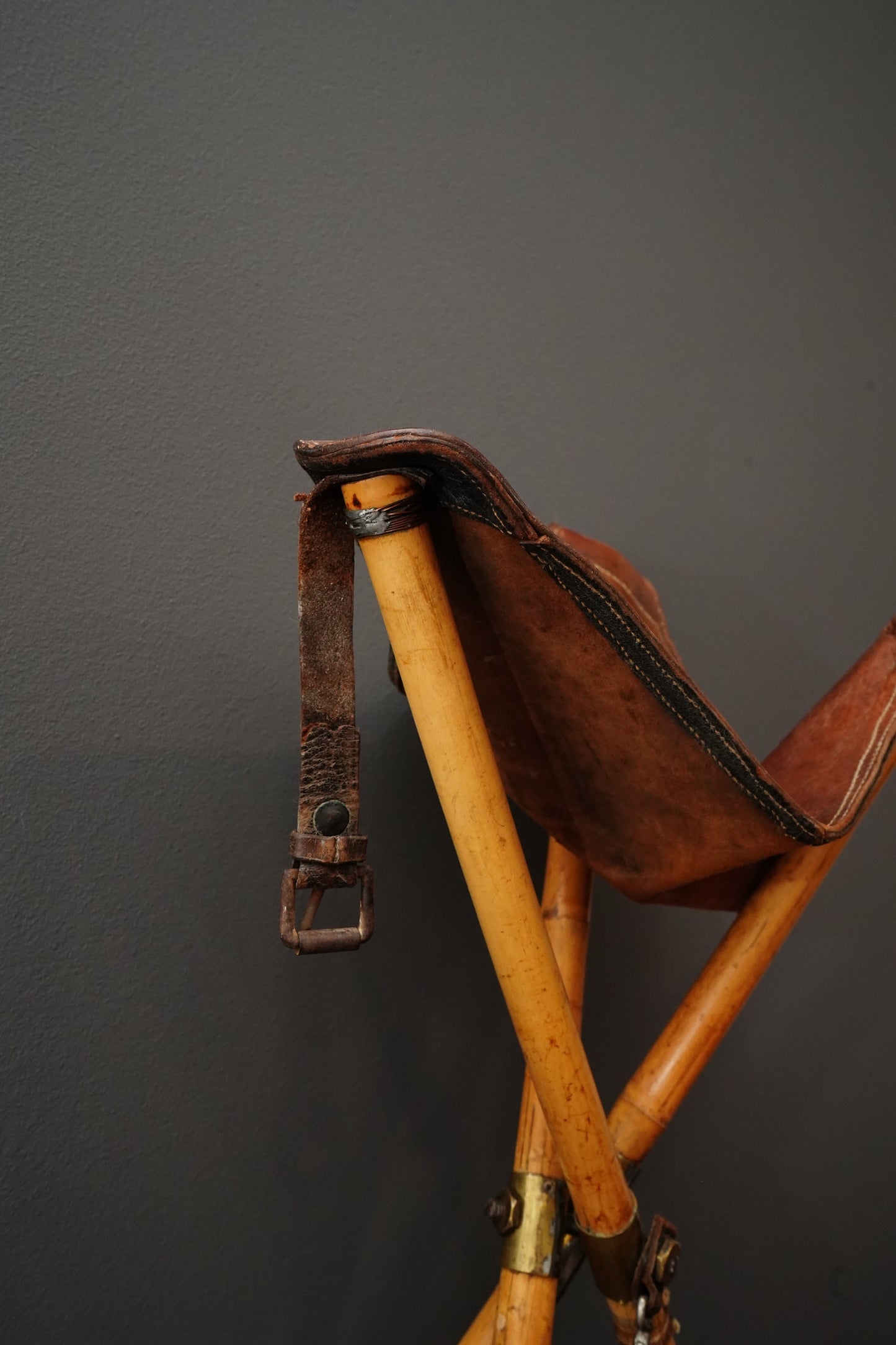 Vintage British Artist Paint Kit with Folding Stool, Easel, Palette and Paint Box