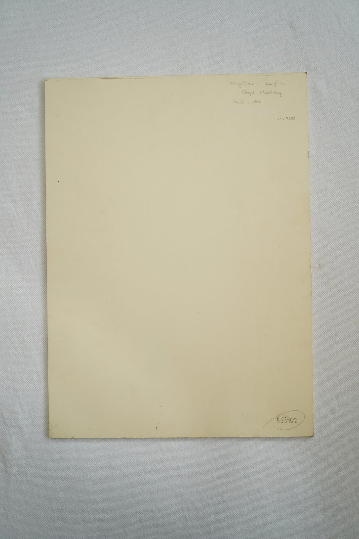 19th-Century Architectural Drawing Attributed to Henry Shaw | Angelic Figures & Glastonbury Chapel Ornament