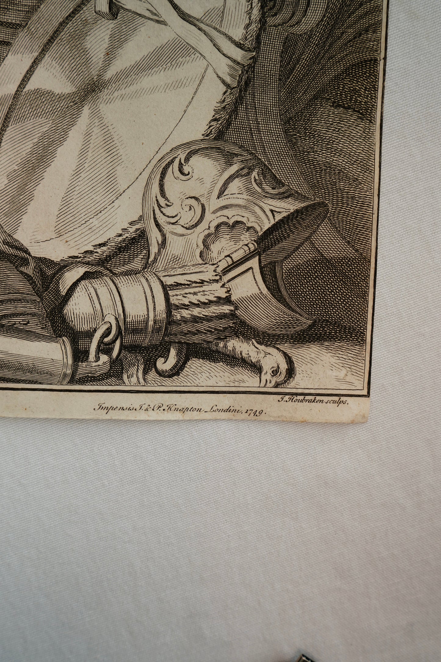 Early 19th Century Engraving "Robert Carr, Earl of Somerset" by Jacobus Houbraken