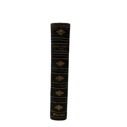 1855 Poetical Works of White & Campbell Green Leather Poetry Book