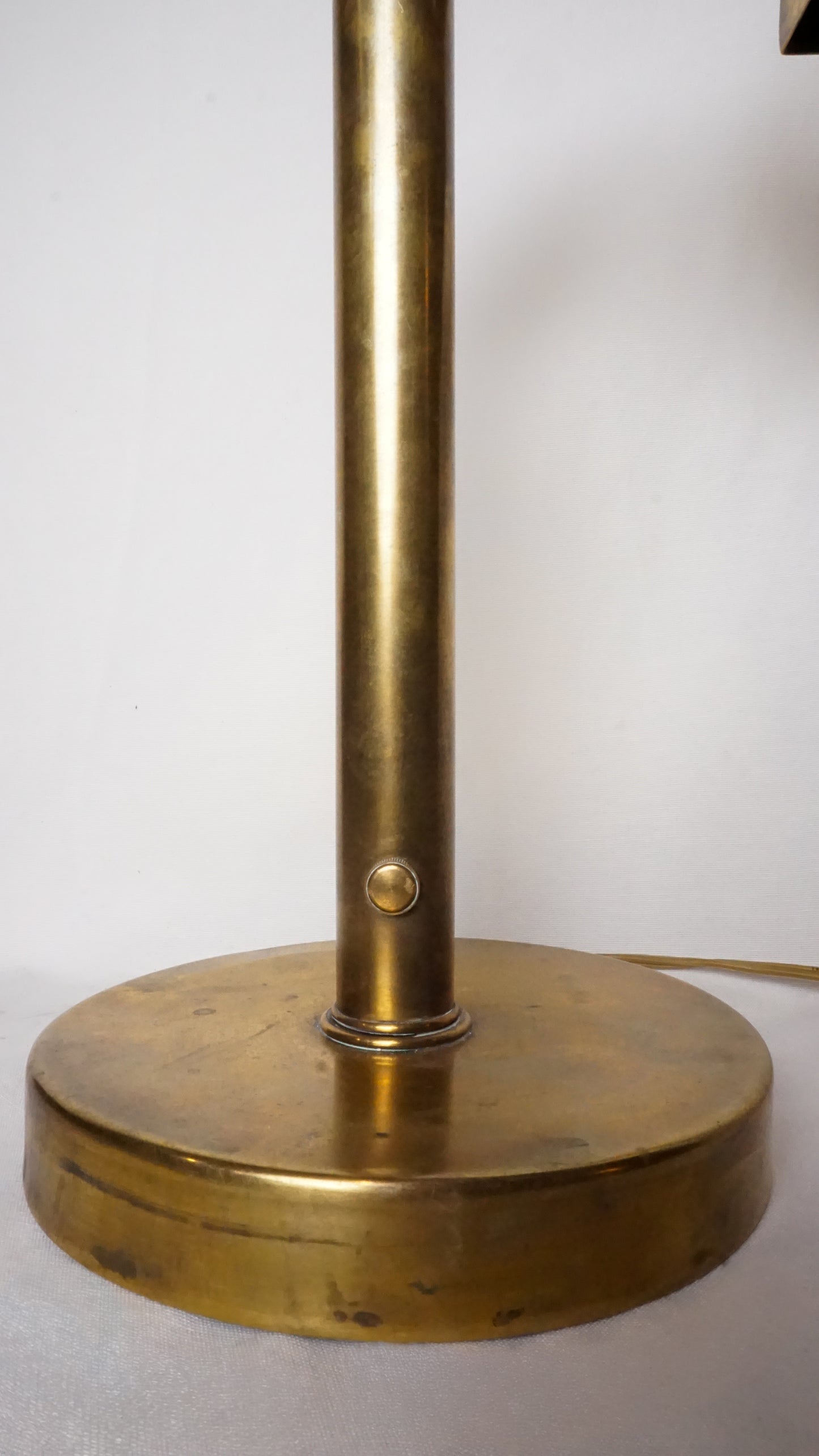 Vintage Brass Desk Lamp, Dimmable