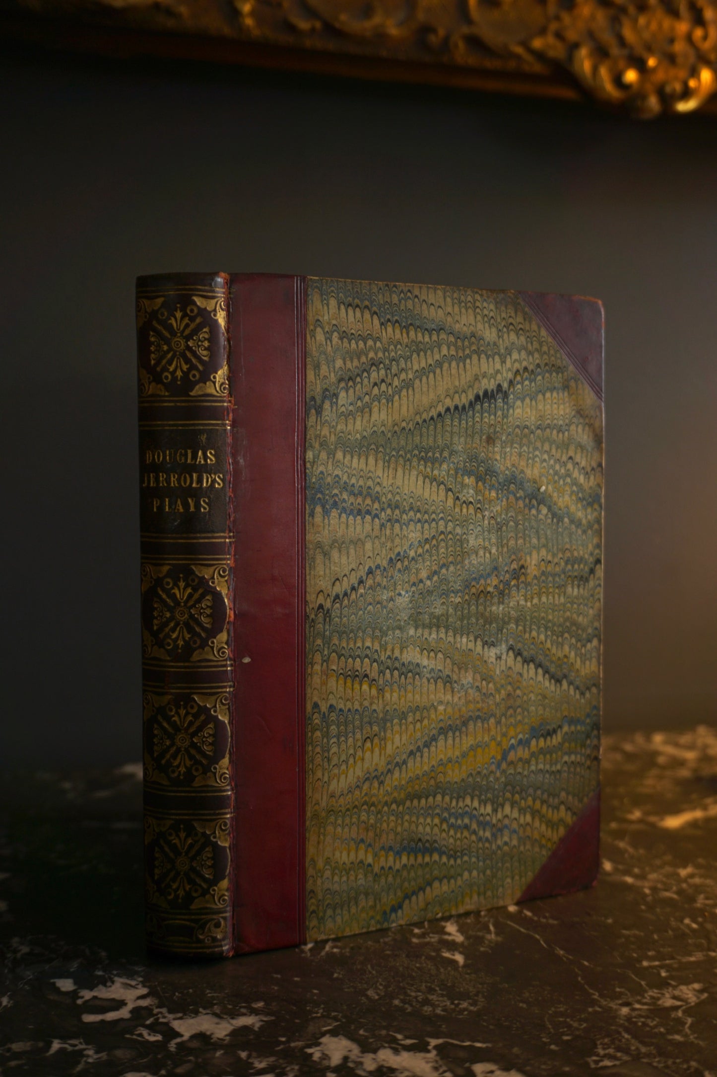 1809 "The Catspaw: A Comedy in Five Acts" Red Half Leather Book