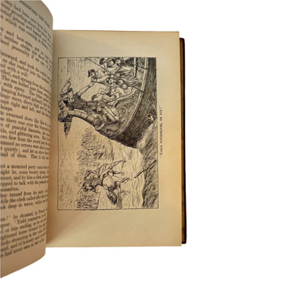 1912 Hereward the Wake by Charles Kingsley, Historical Novel in Fine Tree Calf Binding