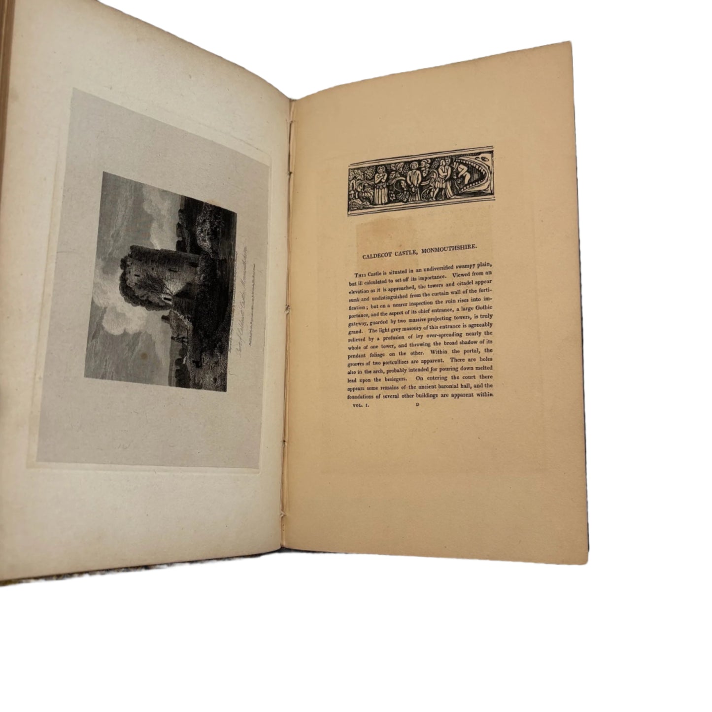 4 Volumes 1815 & 1816"The Antiquarian Itinerary" Full Black Moroccon Leather Book