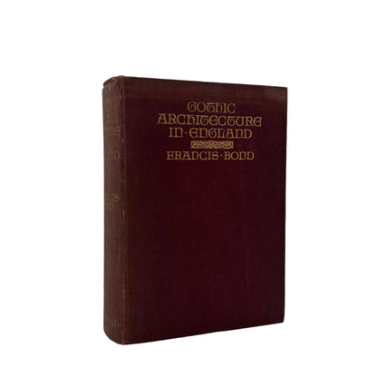 1912 Gothic Architecture in England Illustrated Architecture Book