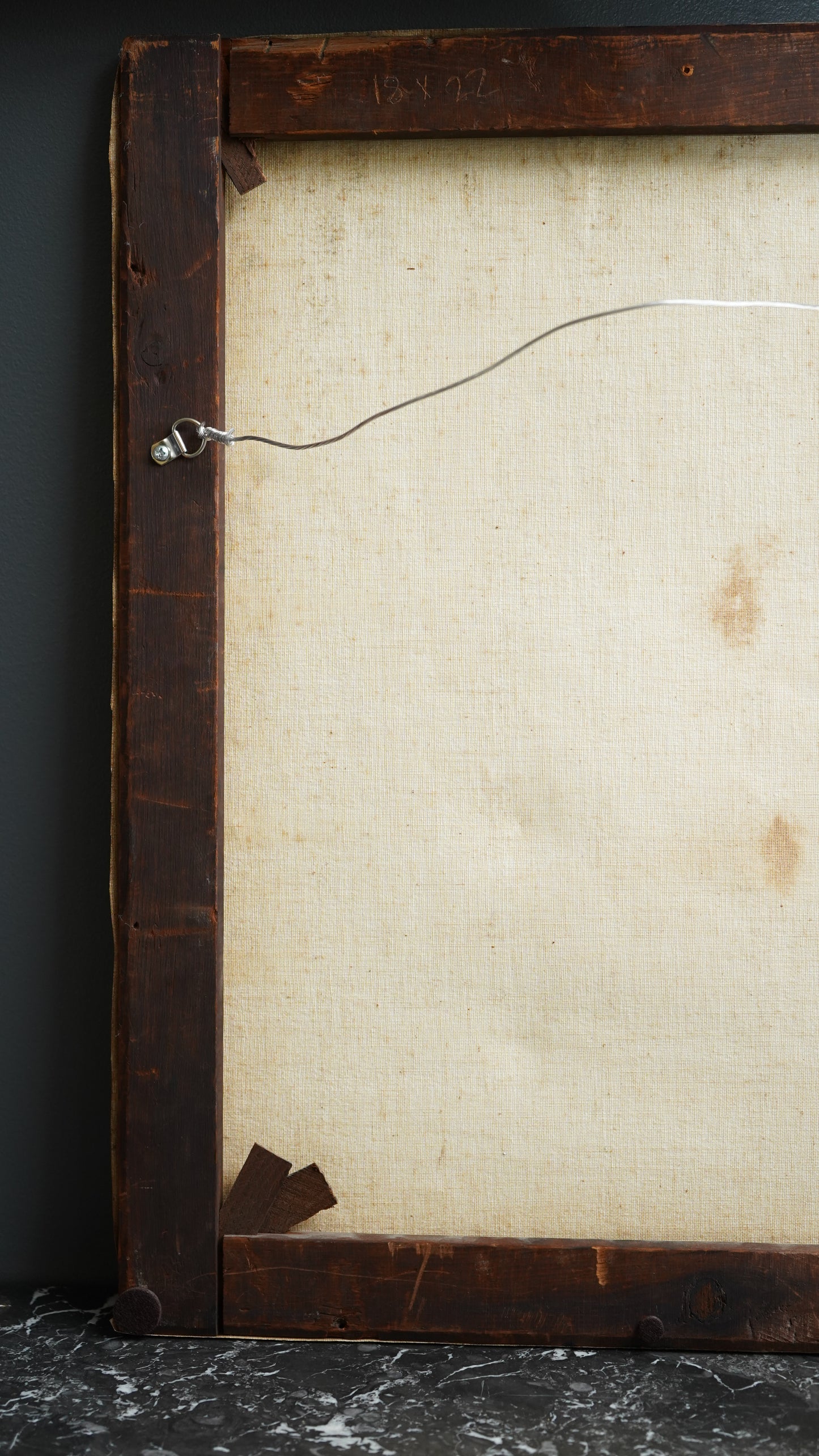 Signed Antique Portrait – 1892 Oil on Canvas, Victorian Woman, 18” x 22”