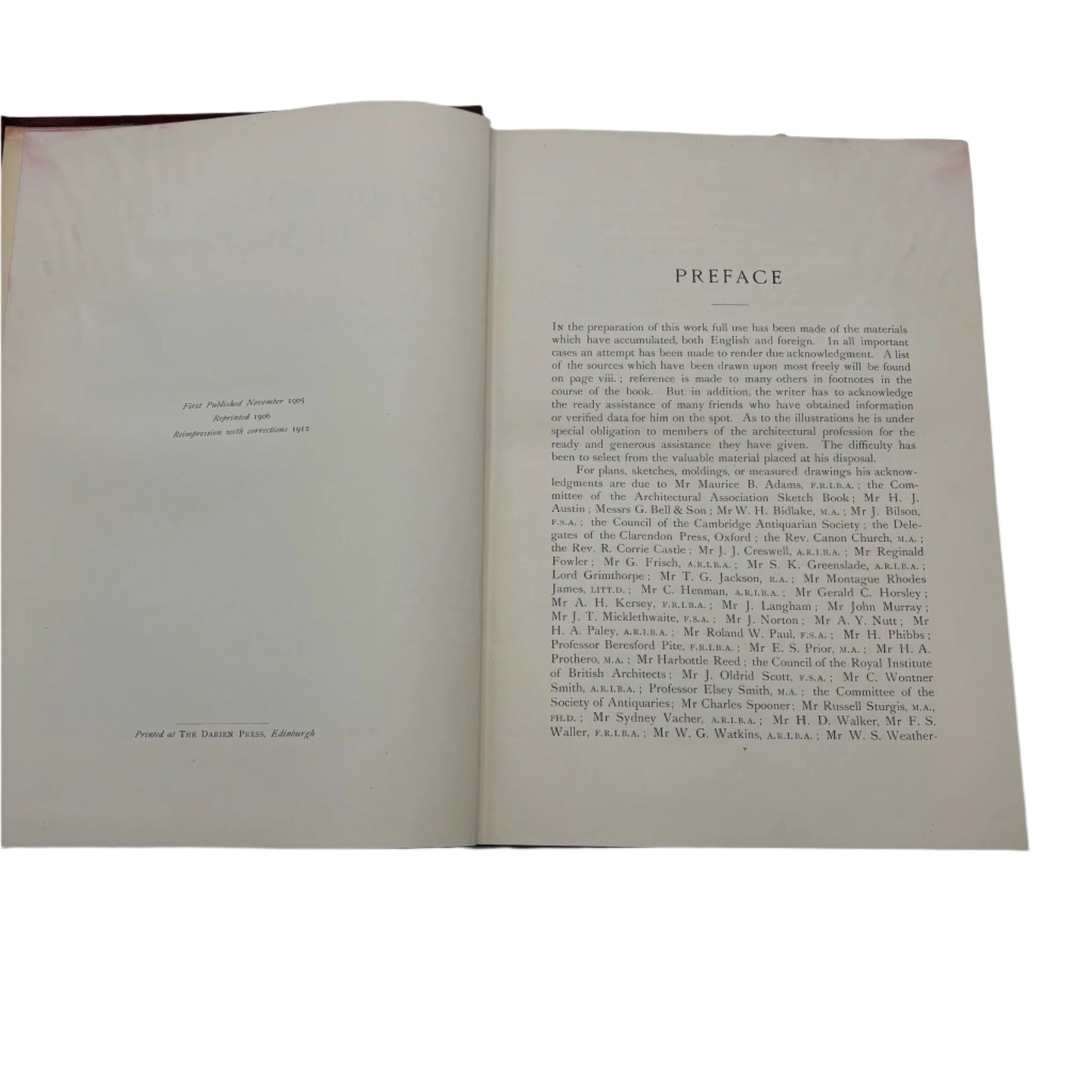 1912 Gothic Architecture in England by Francis Bond Illustrated Architectural History Book