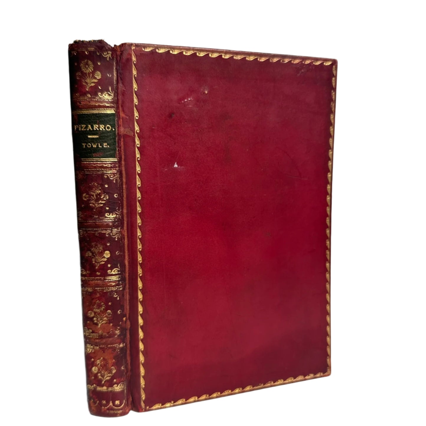 1897 Pizarro: His Adventures and Conquests by George M. Towle – Historical Biography in Fine Red Leather Binding