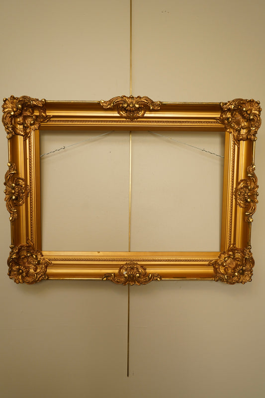 Antique Giltwood Rococo Revival Frame | Ornate Gold Picture Frame, Late 19th–Early 20th Century