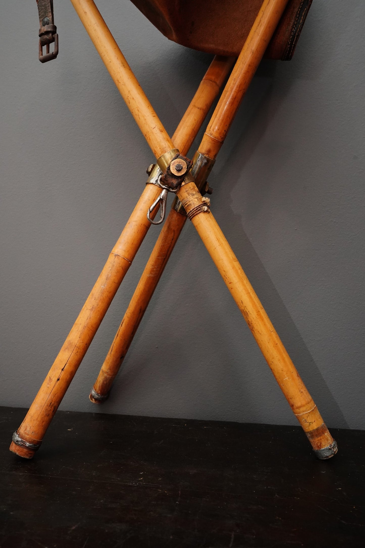 Vintage British Artist Paint Kit with Folding Stool, Easel, Palette and Paint Box