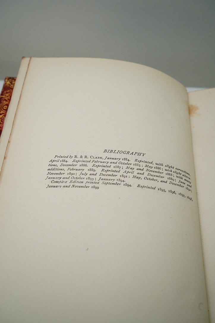 1899 The Works of Alfred Lord Tennyson
