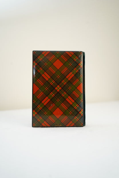 Victorian Scottish Tartanware Aide Memoire Pocket Notebook c. 1860–1880