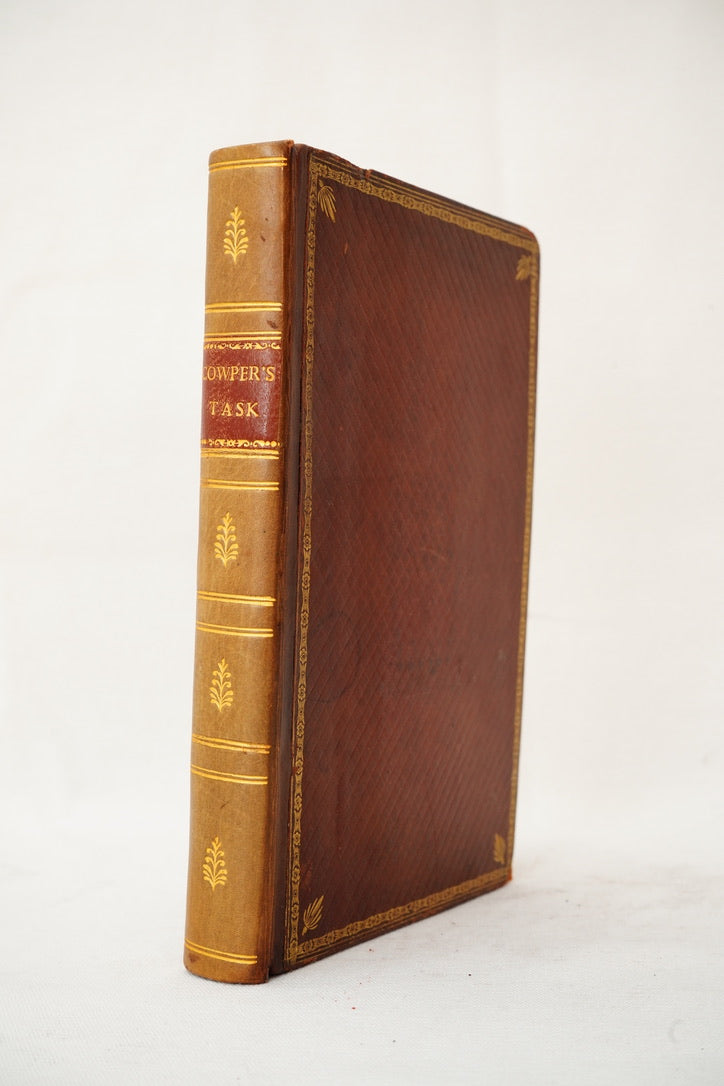 1817 The Task by William Cowper Poetry Book
