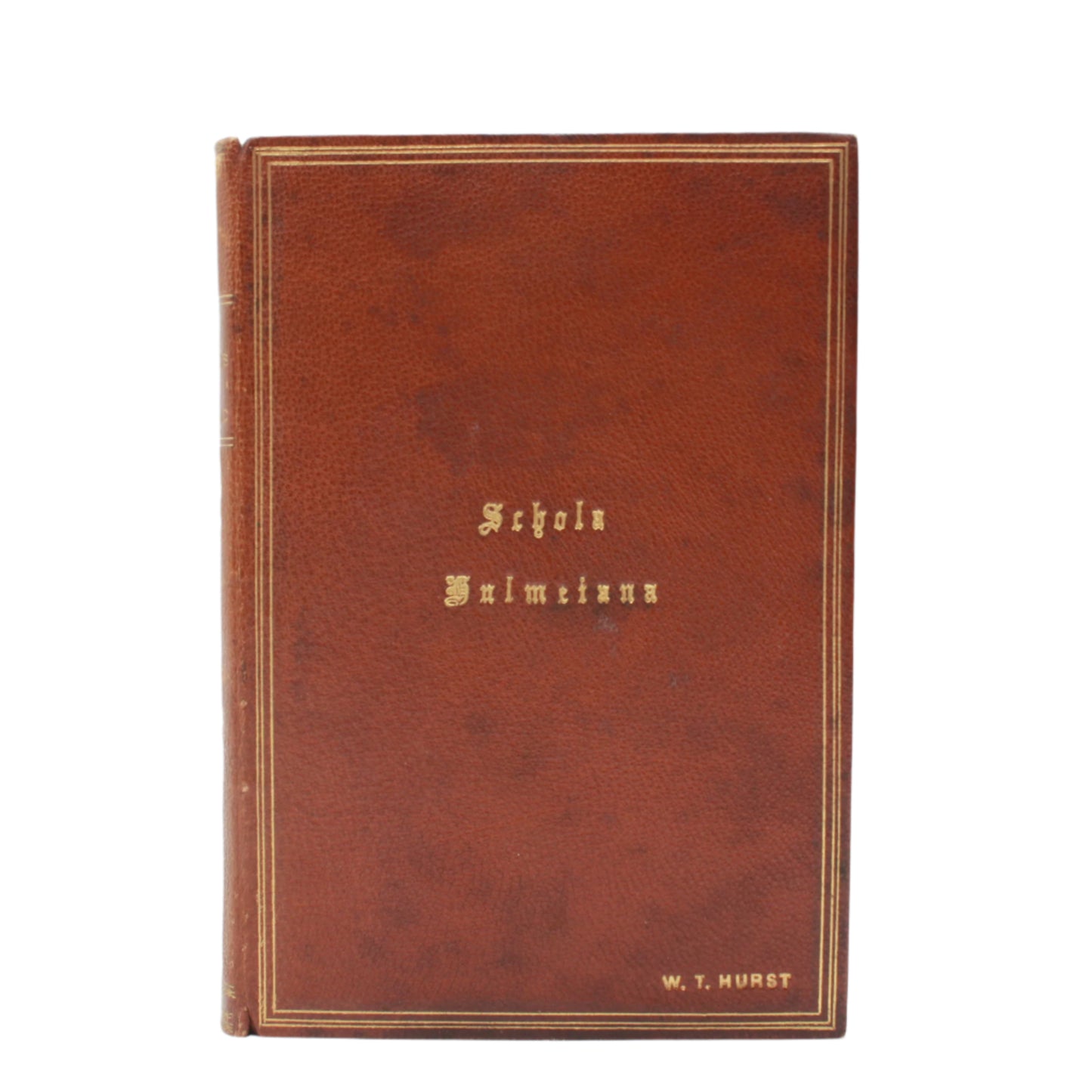 1839 "The Roman Poets of the Republic" Brown Full Leather Book