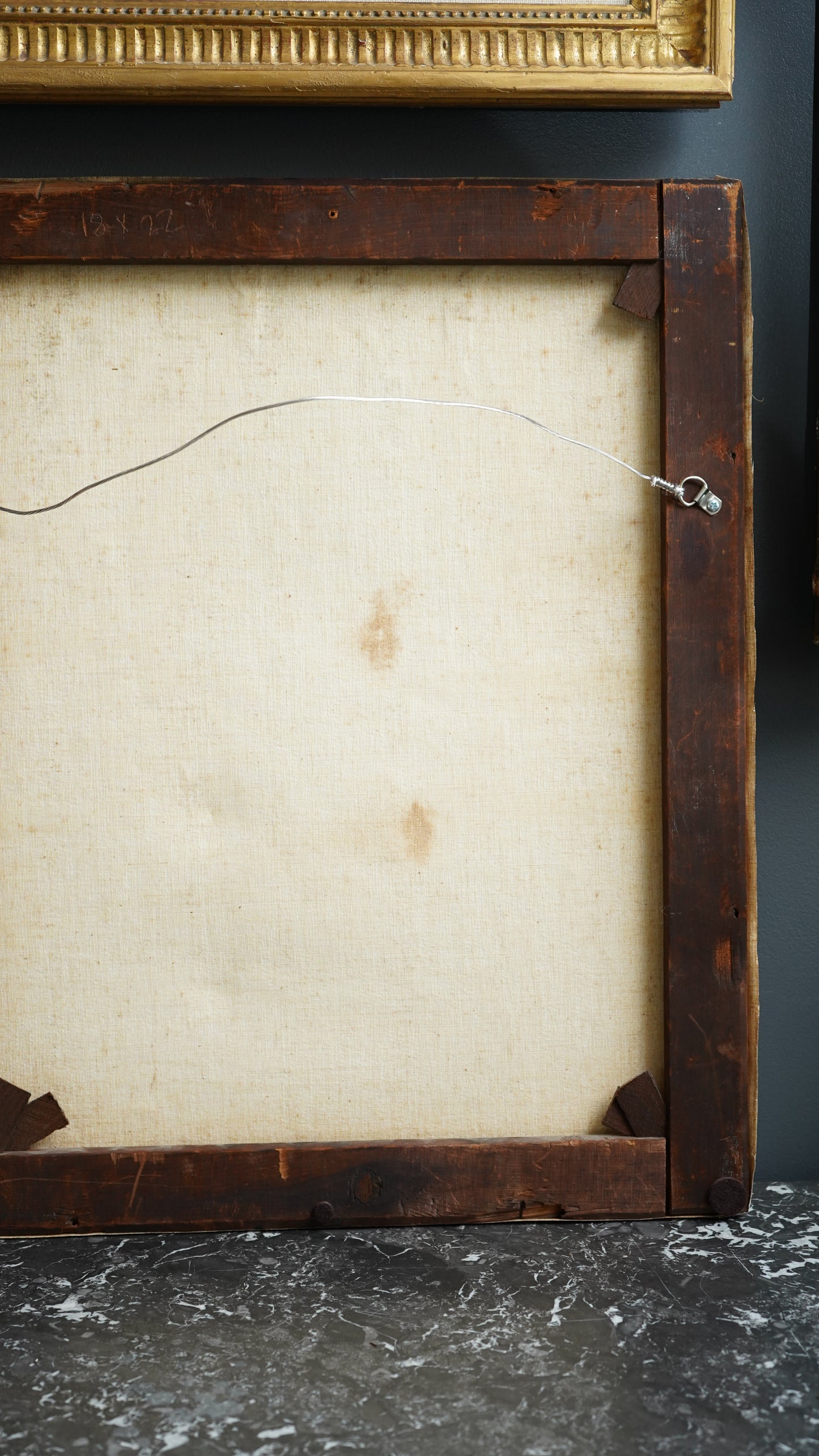 Signed Antique Portrait – 1892 Oil on Canvas, Victorian Woman, 18” x 22”