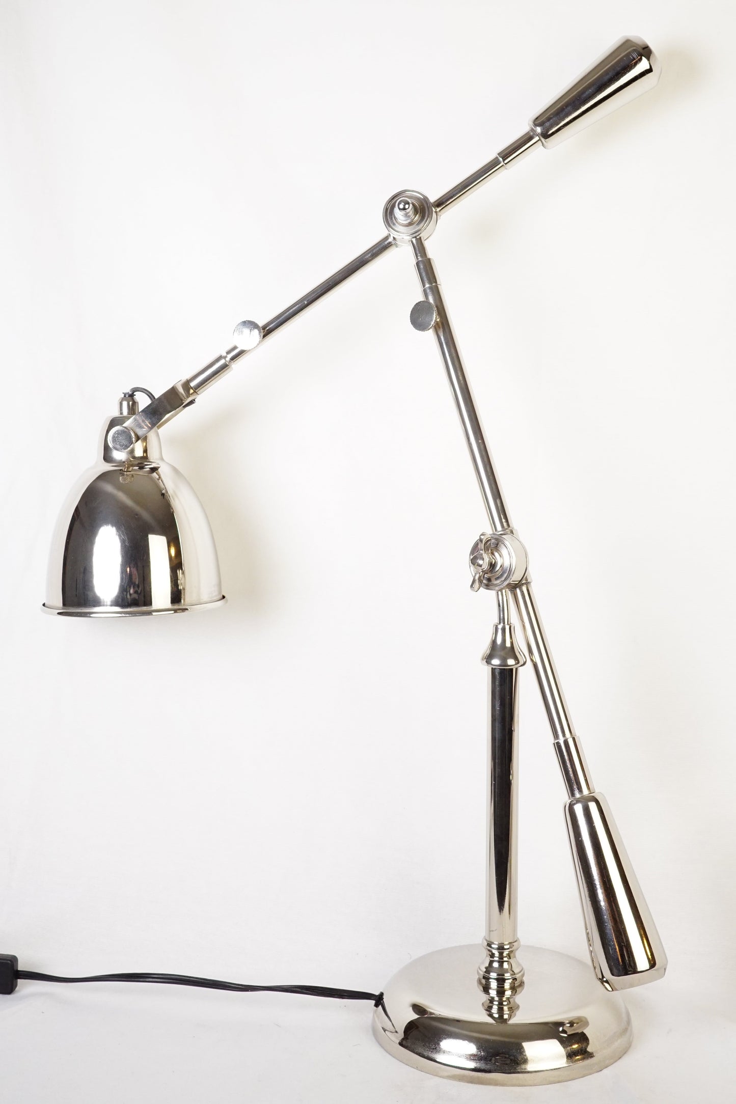 Chrome Adjustable Articulating Desk Lamp