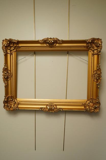 Antique Giltwood Rococo Revival Frame | Ornate Gold Picture Frame, Late 19th–Early 20th Century