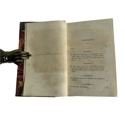 Peter the Great Memoir 5th Ed c1830s Leather Biography