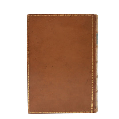 1883 "Landmarks of English Literature" Brown Full Leather Book