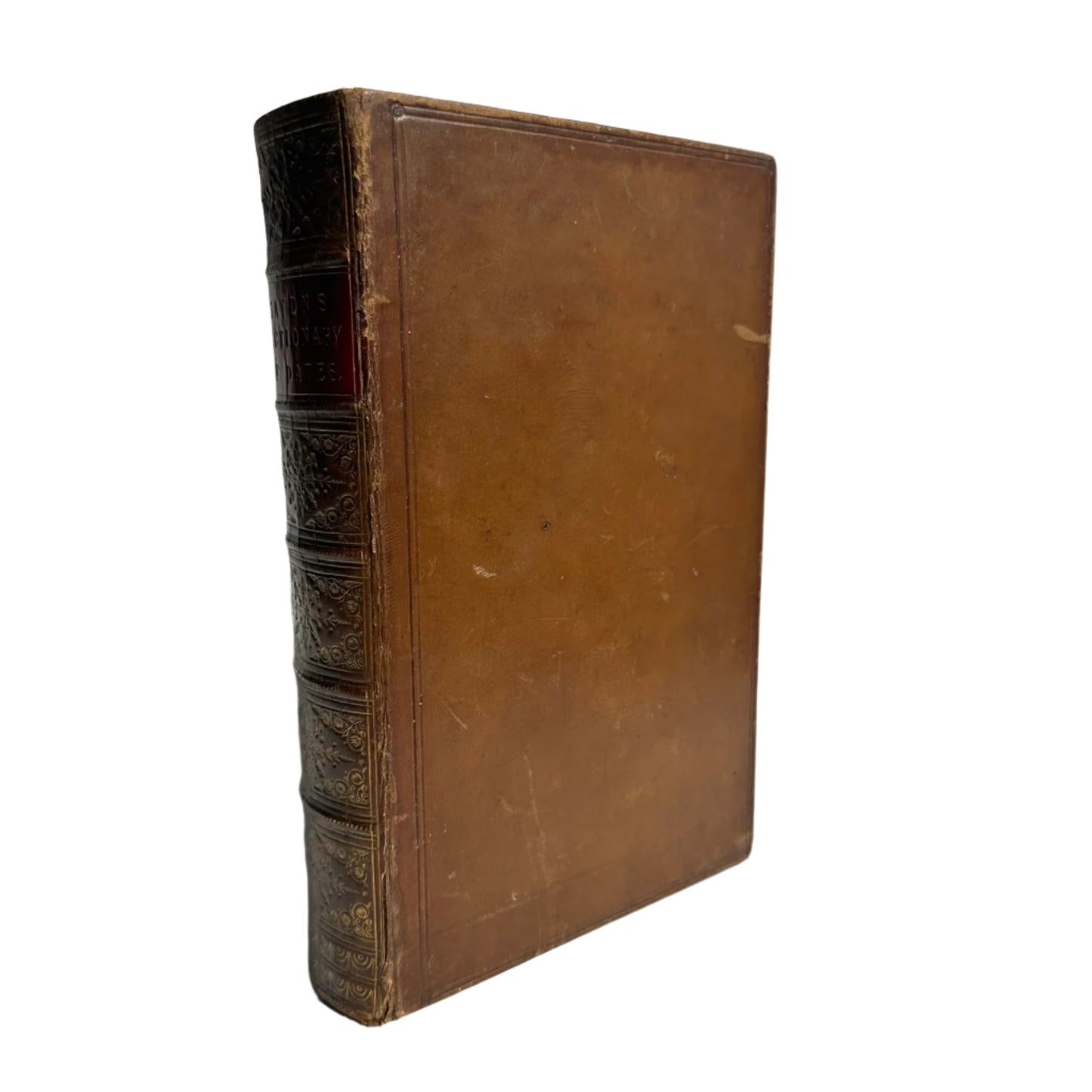 1857 "Haydn’s Dictionary of Dates and Universal Reference" Brown Full Leather Book