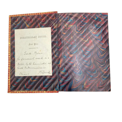 1890 Tales from Shakespeare Lamb Fine Red Calf Prize Binding