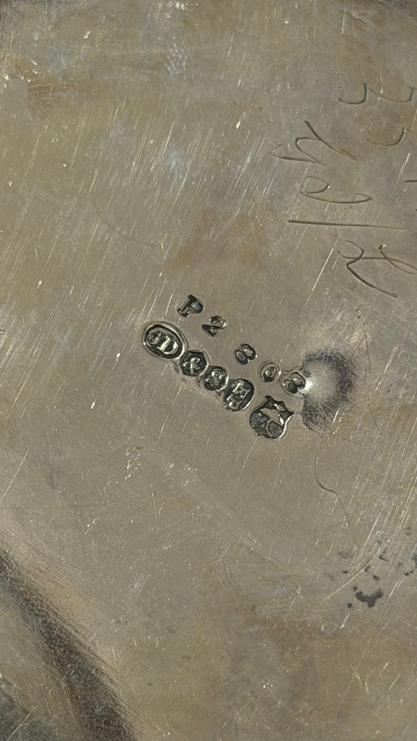 Vintage Sheffield Silverplate Biscuit Box with Paw Feet