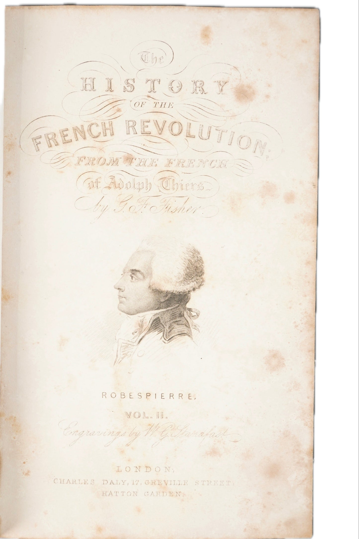 1846 Adolphe Thiers History of the French Revolution