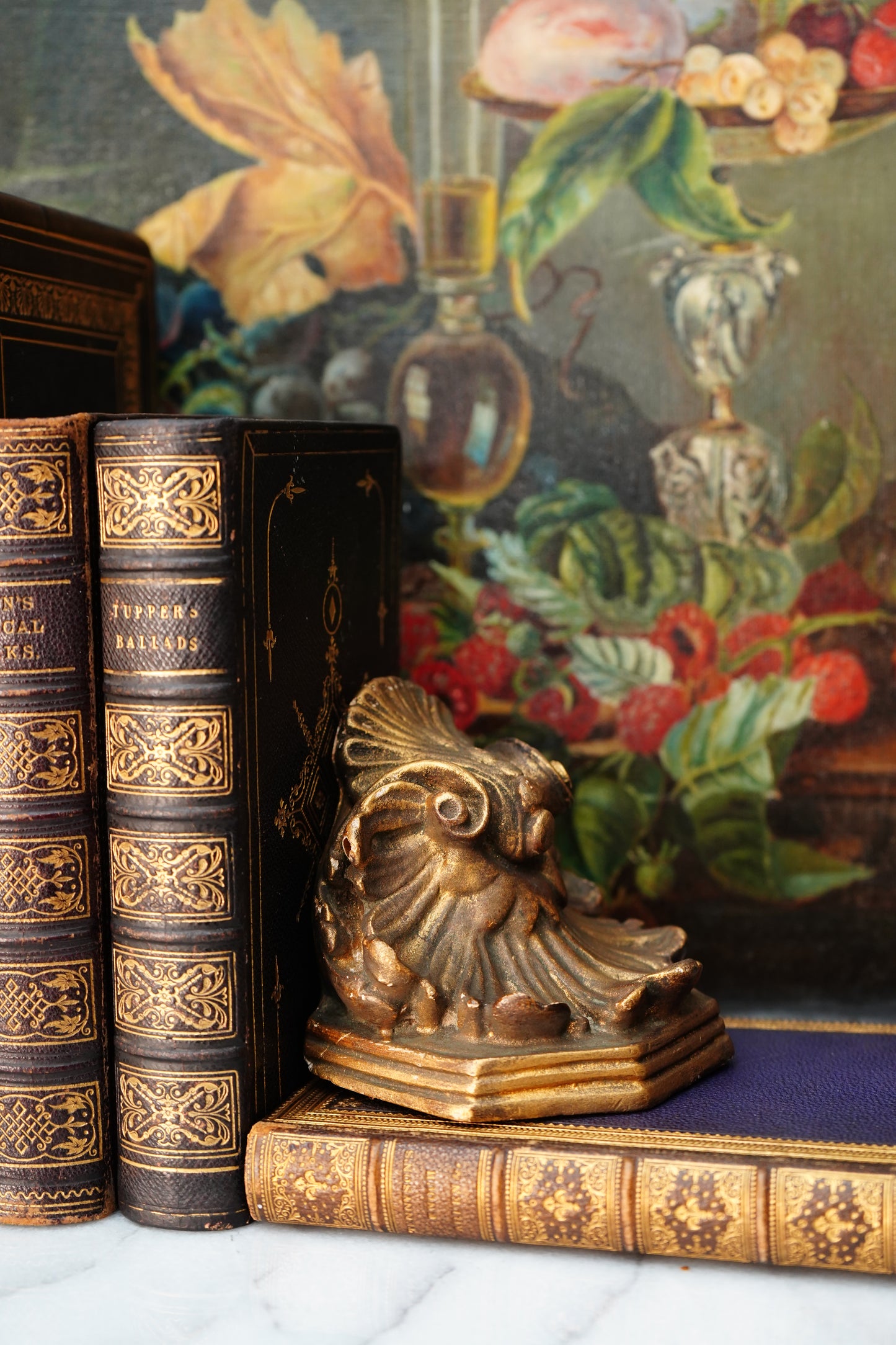 1851 Martin Tupper Ballads for the Times Gilt Leather Poetry
