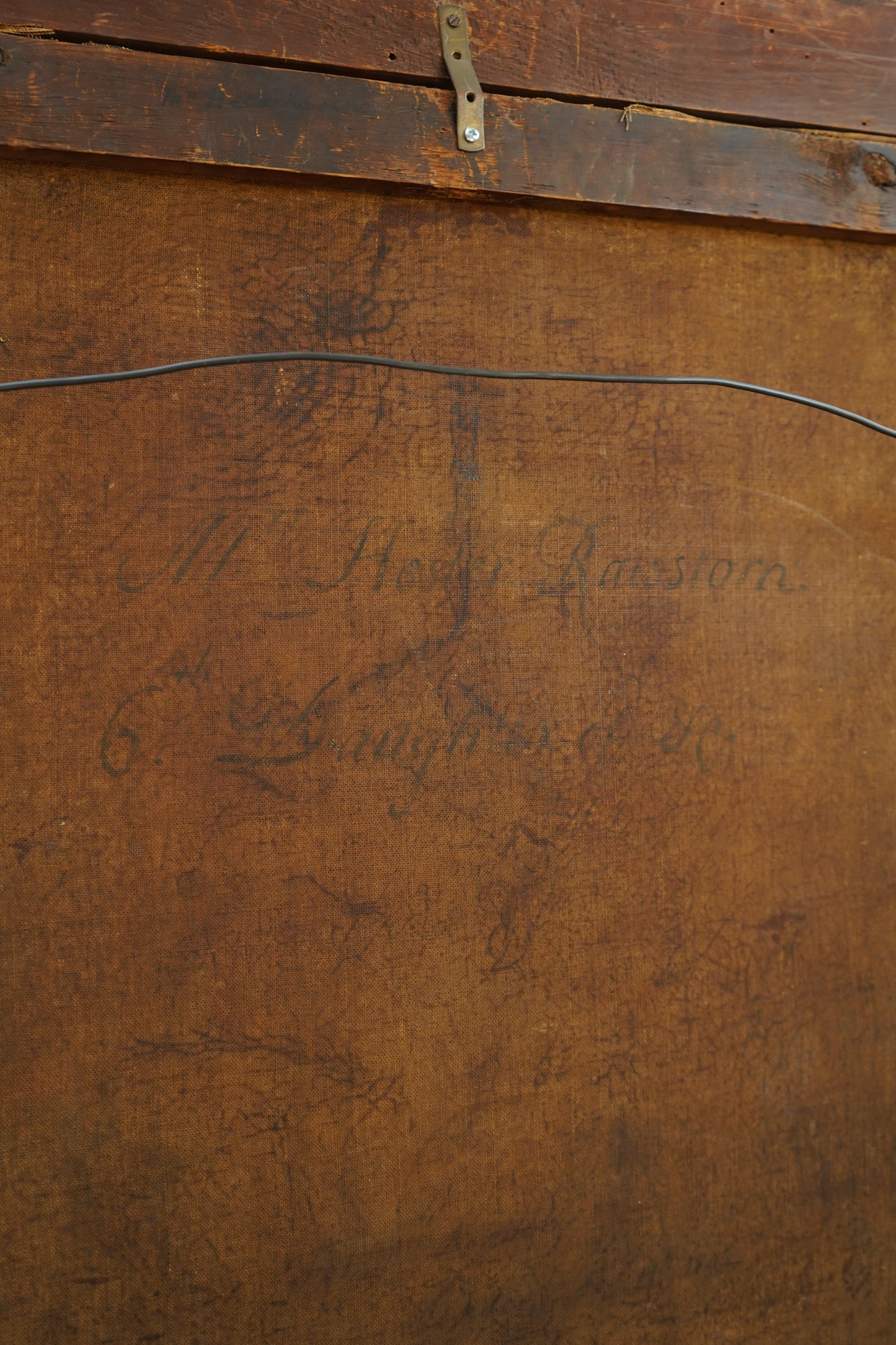 18th Century Georgian Portrait Oil on Canvas Painting, c. 1720–1740