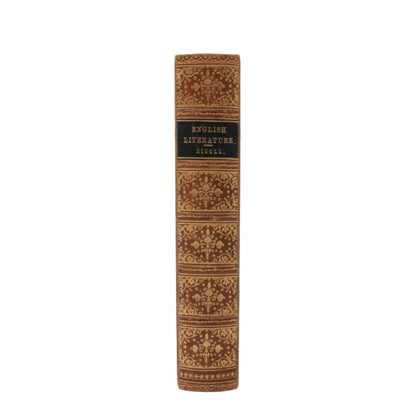 1883 "Landmarks of English Literature" Brown Full Leather Book