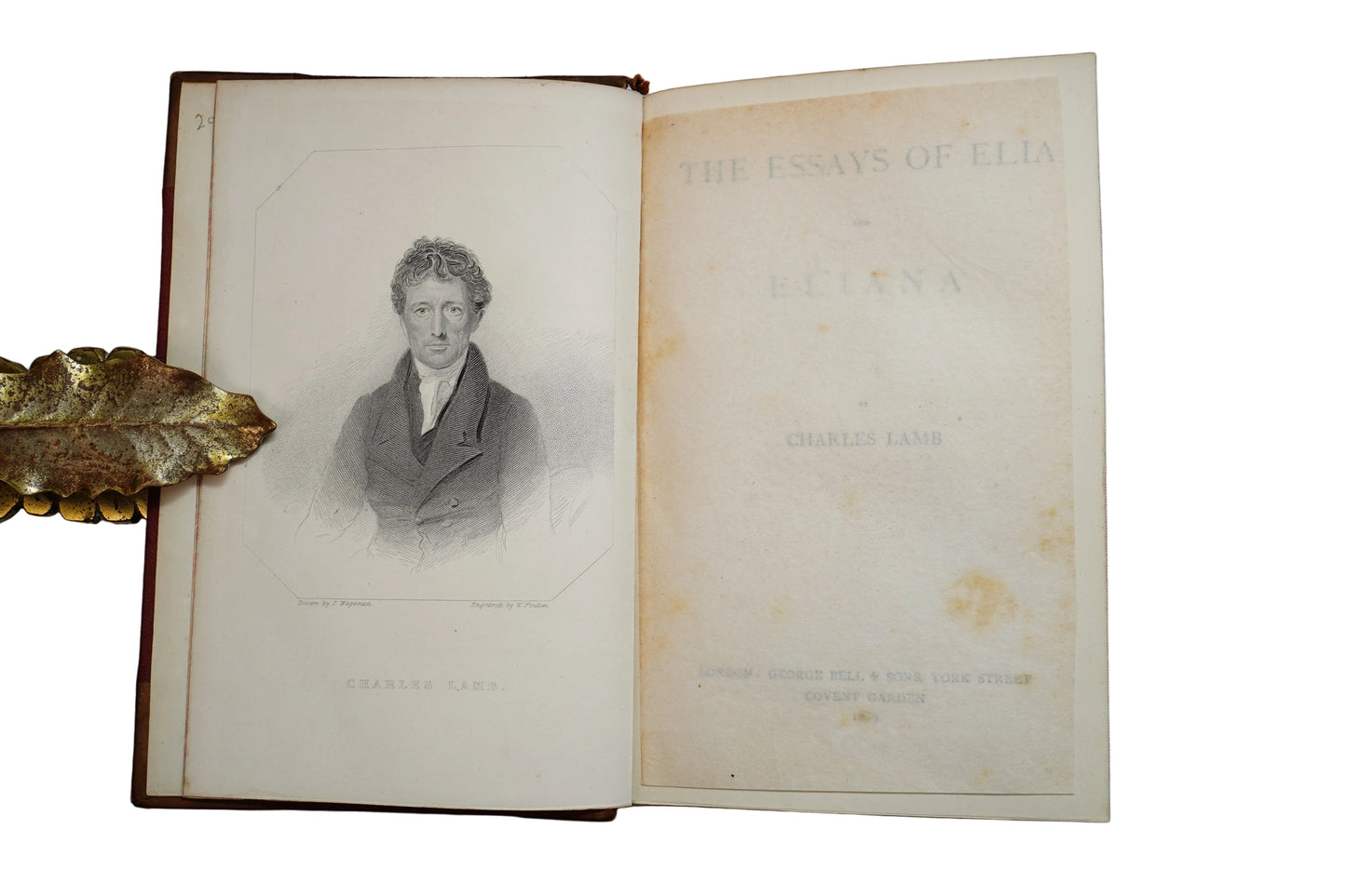 1889 The Essays of Elia & Eliana by Charles Lamb