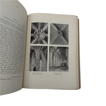 1912 Gothic Architecture in England Illustrated Architecture Book