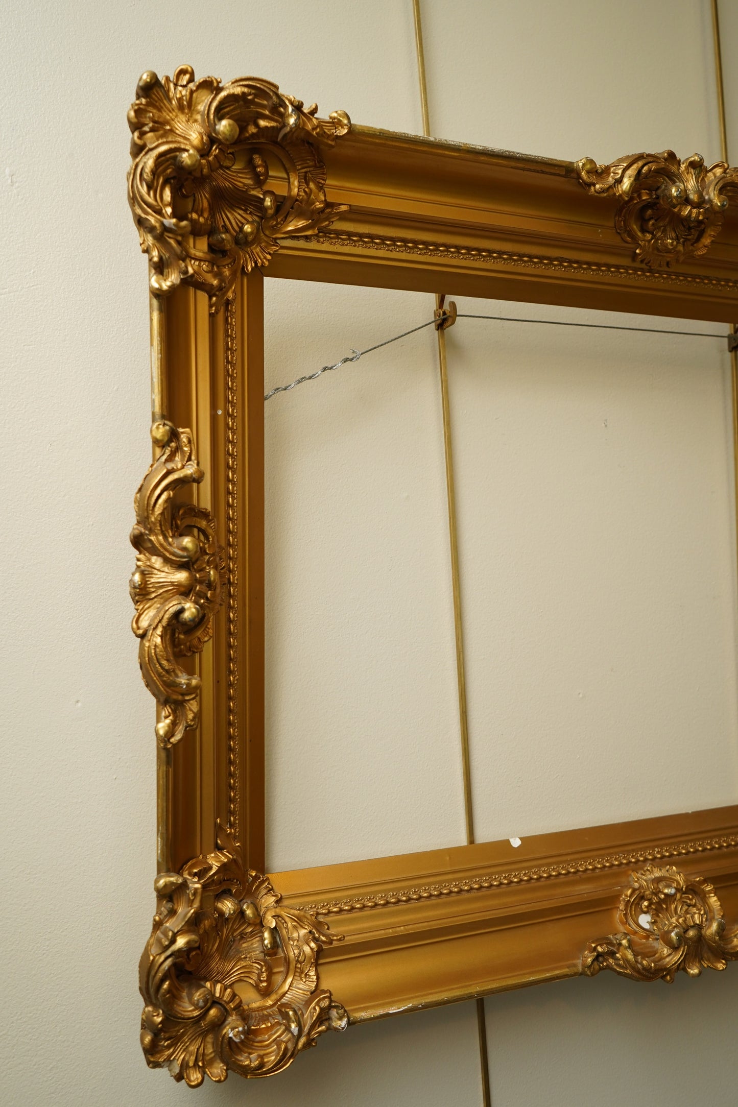 Antique Giltwood Rococo Revival Frame | Ornate Gold Picture Frame, Late 19th–Early 20th Century