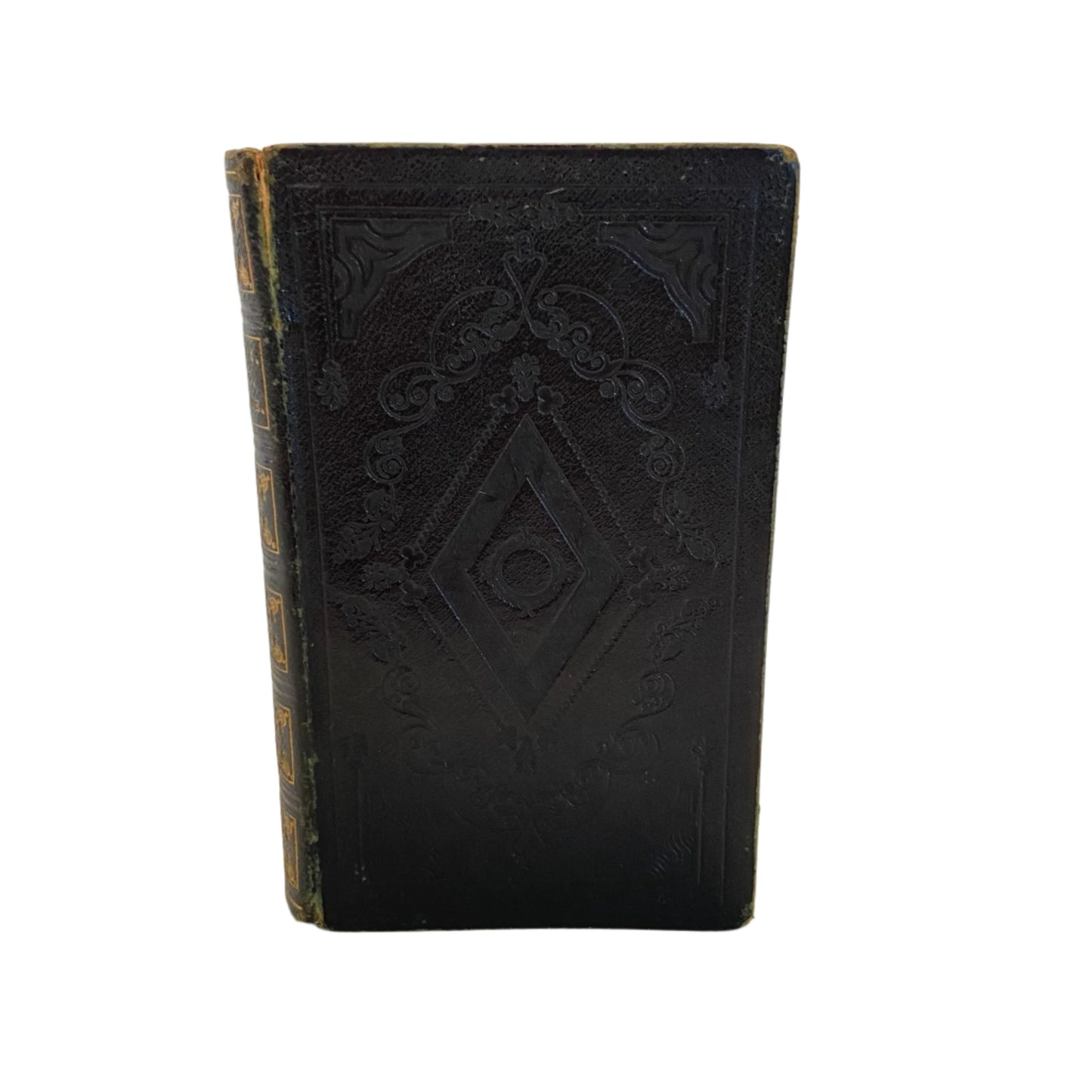 1839 "The Poetical Works of Collins, Gray" Small Full Black Leather Book