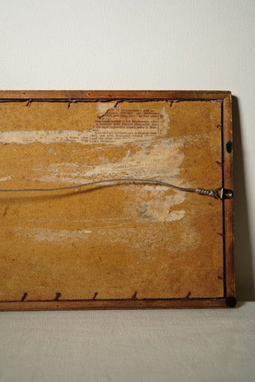 Antique European Chinoiserie Silk Embroidery on Satin