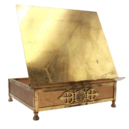 *RESERVED* Antique Brass Adjustable Bible Book Stand