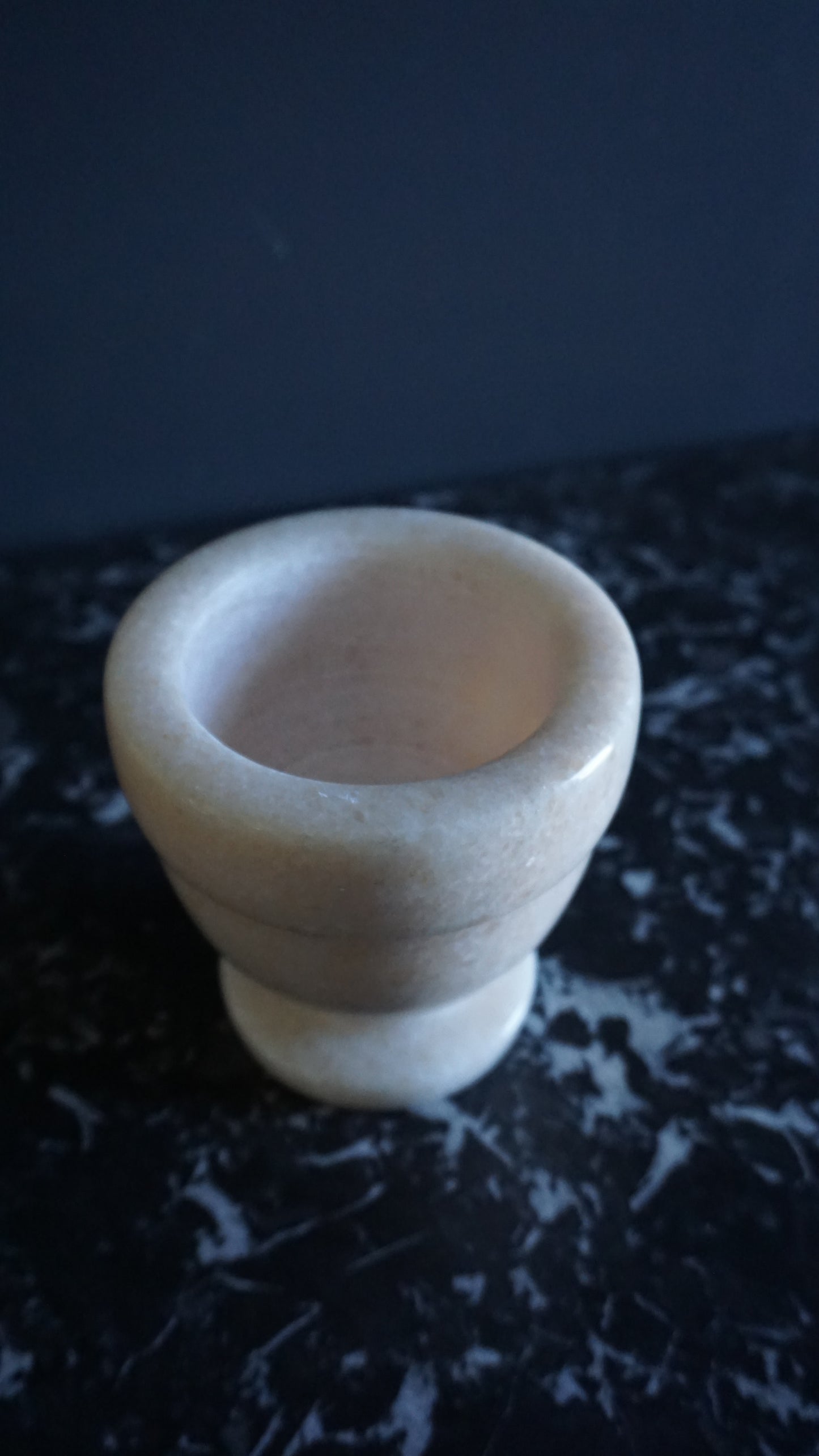 Italian Alabaster Mortar Bowl