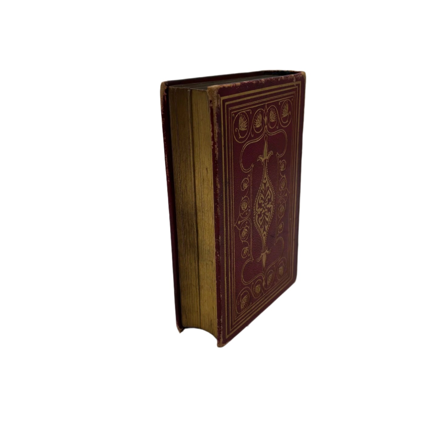 Poetical Works of William Wordsworth 1868 Leather Gift Edition | Classic Poetry Book with Gilt Binding and Engravings