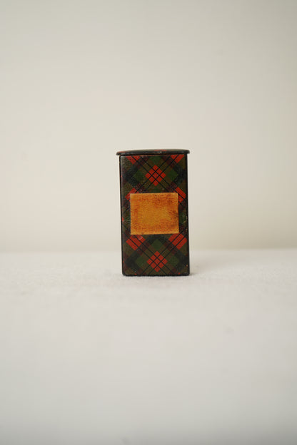 Victorian Scottish Tartanware Sliding Stamp Box, c. 1860–1890