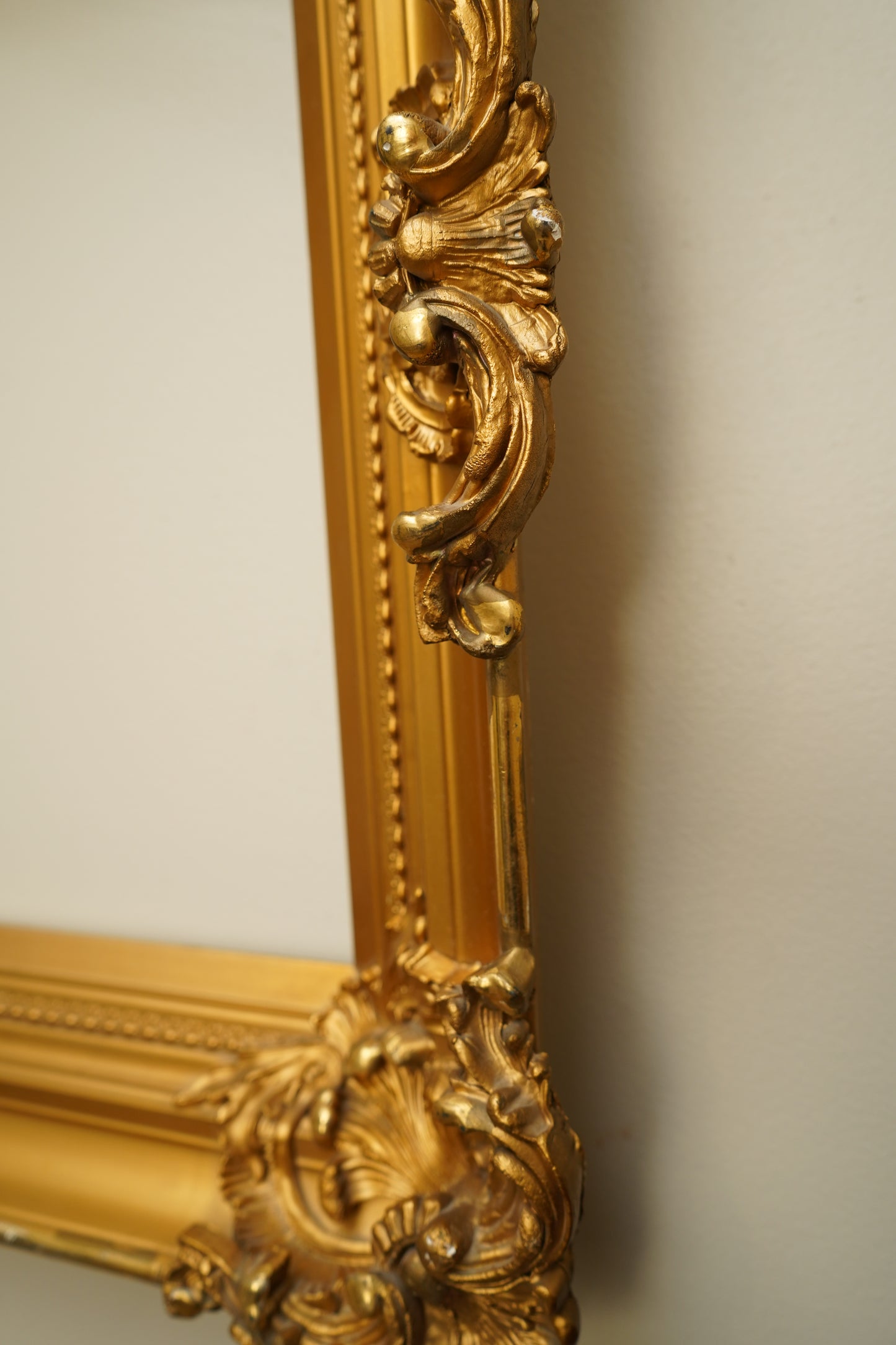 Antique Giltwood Rococo Revival Frame | Ornate Gold Picture Frame, Late 19th–Early 20th Century